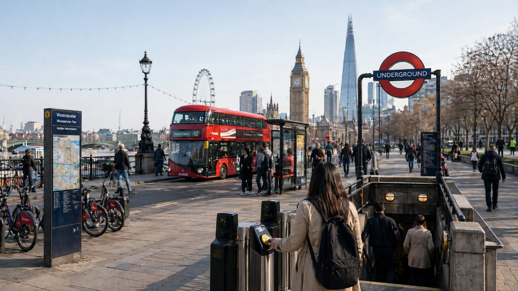 London public transport — Tube, bus, Oyster and contactless payment